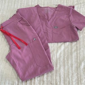 Figs Scrub Set XS/XST Chalk Pink